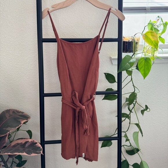 Rhythm Terracotta Belted Romper Size Medium - Picture 1 of 7